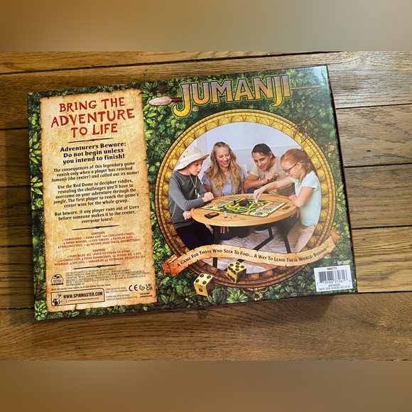 Spin Master Games - Jumanji - The Action-Packed Family Game for 2-4. Unused - Picture 6 of 7